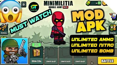 mini militia 4.3.5 mod apk unlimited ammo and nitro